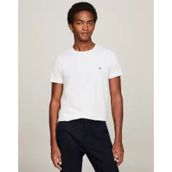 Tommy Hilfiger Stretch Slim Fit T-Shirt - White