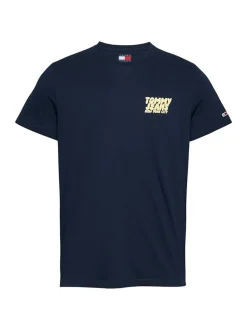 Tommy Jeans Bubble Print T-Shirt - Navy