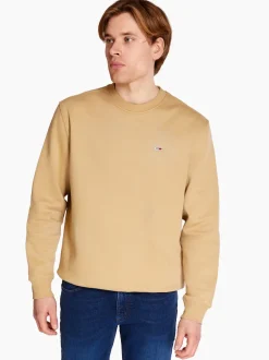 Tommy Jeans Flag Sweatshirt - Brown