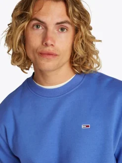 Tommy Jeans Flag Sweatshirt - Blue