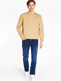 Tommy Jeans Flag Sweatshirt - Brown