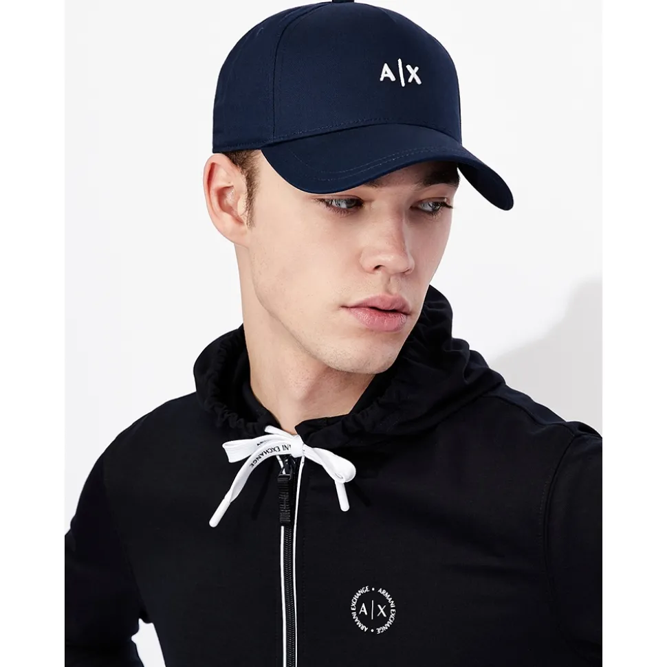 AX ARMANI Core Baseball Cap - Navy