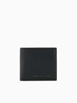 AX ARMANI Leather Wallet - Black