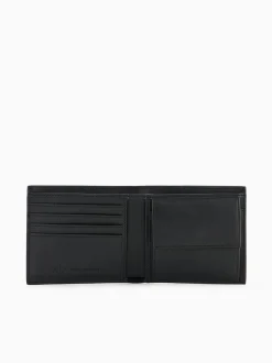 AX ARMANI Leather Wallet - Black