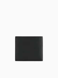 AX ARMANI Leather Wallet - Black