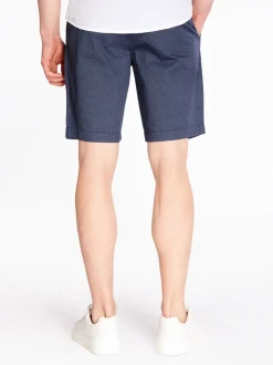 AX ARMANI Logo Print Shorts - Navy
