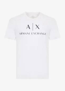 AX ARMANI Logo Tee - White