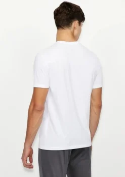 AX ARMANI Logo Tee - White