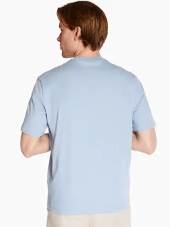 AX ARMANI Palm Tree T-Shirt - Blue