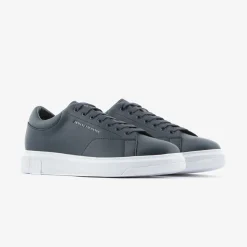 AX ARMANI Venice Leather Sneaker - Navy