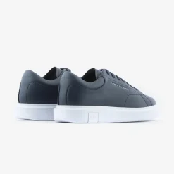 AX ARMANI Venice Leather Sneaker - Navy