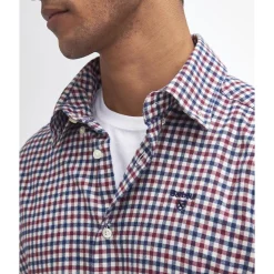 Barbour Finkle Tailored Gingham Shirt - Red