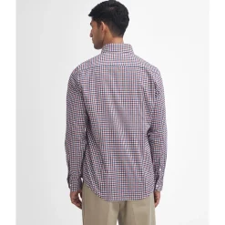 Barbour Finkle Tailored Gingham Shirt - Red