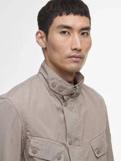 Barbour International Cotton Casual Duke Jacket - Stone
