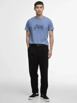 Barbour International Venture Graphic T-Shirt - Blue