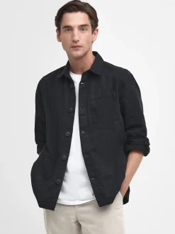 Barbour Washed Overshirt - Navy