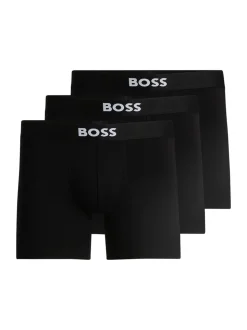 Boss 3 Pack By David Beckham Boxer - Black