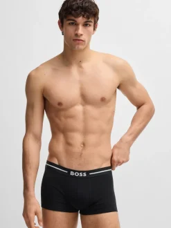 Boss 3 Pack Bold Trunk - Black