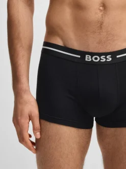 Boss 3 Pack Bold Trunk - Black