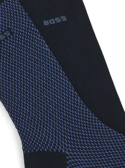 Boss 2 Pack Cotton Mini Pattern - Blue