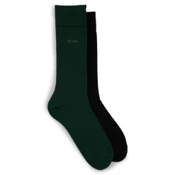 Boss 2 Pack Cotton Socks - Green
