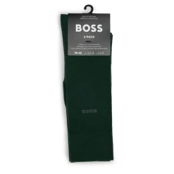 Boss 2 Pack Cotton Socks - Green