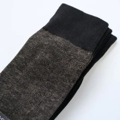 Boss 2 Pack Cotton Yarn Effect Socks - Black