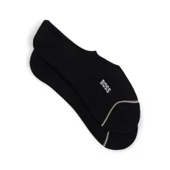 Boss 2 Pack Iconic Sneaker Sock - Black