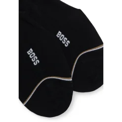 Boss 2 Pack Iconic Sneaker Sock - Black