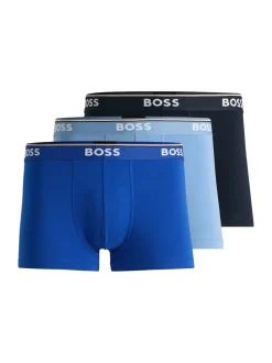 Boss 3 Pack Power Boxer Brief - Blue