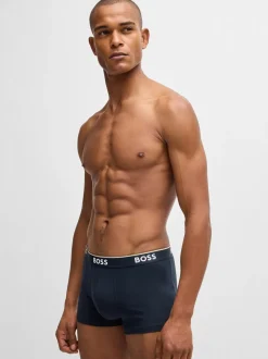Boss 3 Pack Power Boxer Brief - Blue