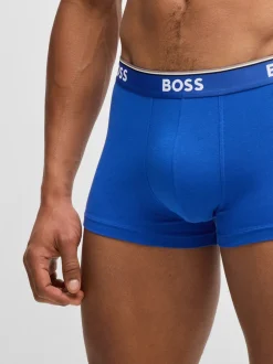 Boss 3 Pack Power Boxer Brief - Blue