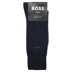 Boss 2 Pack Premium Socks - Navy