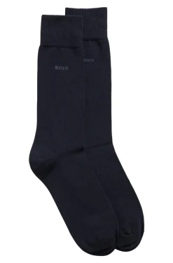 Boss 2 Pack Premium Socks - Navy