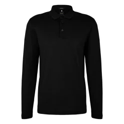 Boss Bono L Virgin Wool Polo Sweater - Black
