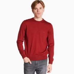 Boss Botto Crew Neck Knit - Red