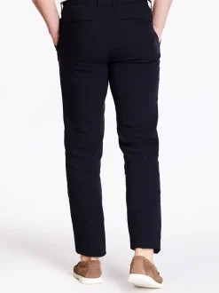 Boss C-Kane Linen Trousers - Navy
