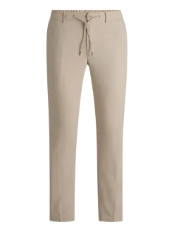 Boss C-Kane Linen Trousers - Stone