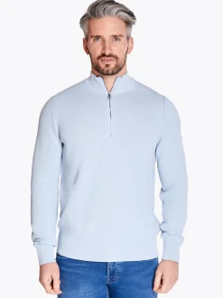 Boss Elbrando Quarter Zip - Blue