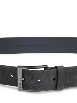 Boss Elloy Suede Belt - Blue