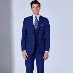 Boss H Huge Slim Fit Suit Jacket - Blue