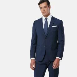 Boss H Huge Slim Fit Suit Jacket - Navy
