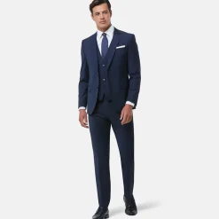 Boss H Huge Slim Fit Suit Jacket - Navy