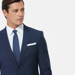 Boss H Huge Slim Fit Suit Jacket - Navy