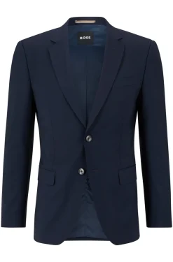 Boss H Huge Slim Fit Suit Jacket - Navy