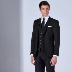 Boss H Huge Slim Fit Waistcoat - Black