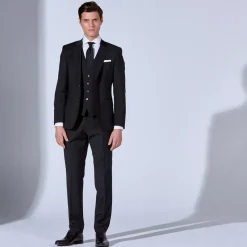 Boss H Huge Slim Fit Waistcoat - Black