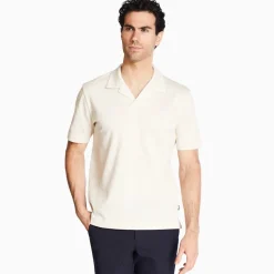 Boss H Pye Open Neck Polo - White