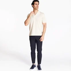 Boss H Pye Open Neck Polo - White