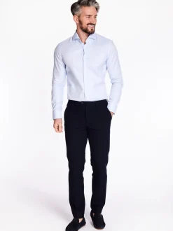 Boss H-Hank Spread Slim Fit Shirt - Light Blue